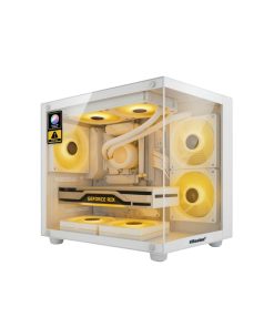 Case Emaster ECG981W Plus White Bể cá(kính cường lực 2 mặt)