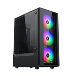 Case Xigmatek MYX 3F (kính cường lực hông + 3 Fan Led RGB )