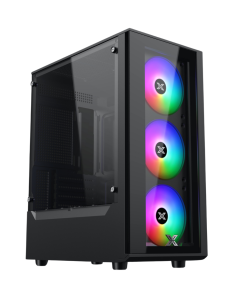 Case Xigmatek MYX 3F (kính cường lực hông + 3 Fan Led RGB )