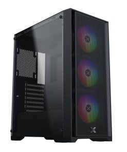 Case Xigmatek Gaming X II 3F Black( kính cường lực hông + 3 Fan Led RGB )-