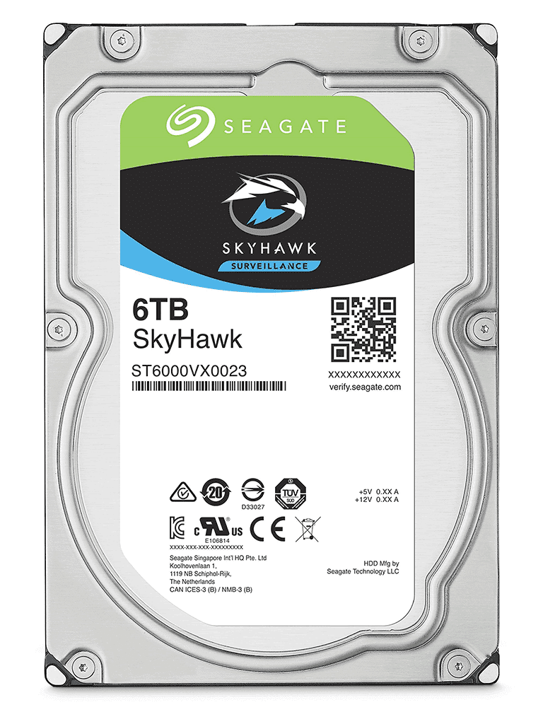 HDD 6TB Seagate skyhawk SATA 3.5 ST6000VX009