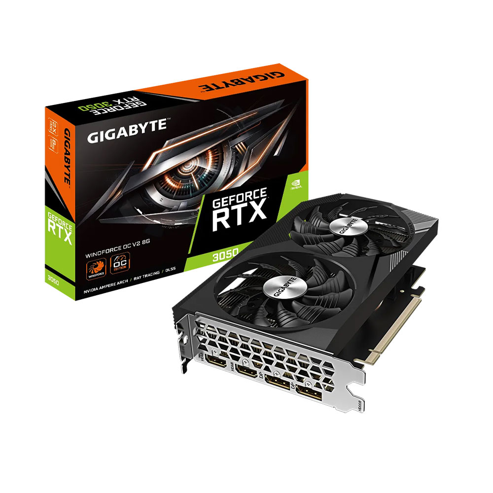 VGA 8GB Gigabyte RTX 3050 Windforce OC