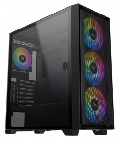 Case Xigmatek ANUBIS PRO 4FX BLACK(KÍNH CƯỜNG LỰC + 4 FAN LED RGB )