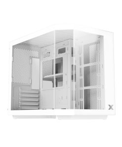 Case Xigmatek Gaming Cubi M Arctic (No Fan) White bể cá (ATX,kính cường lực 2 mặt)
