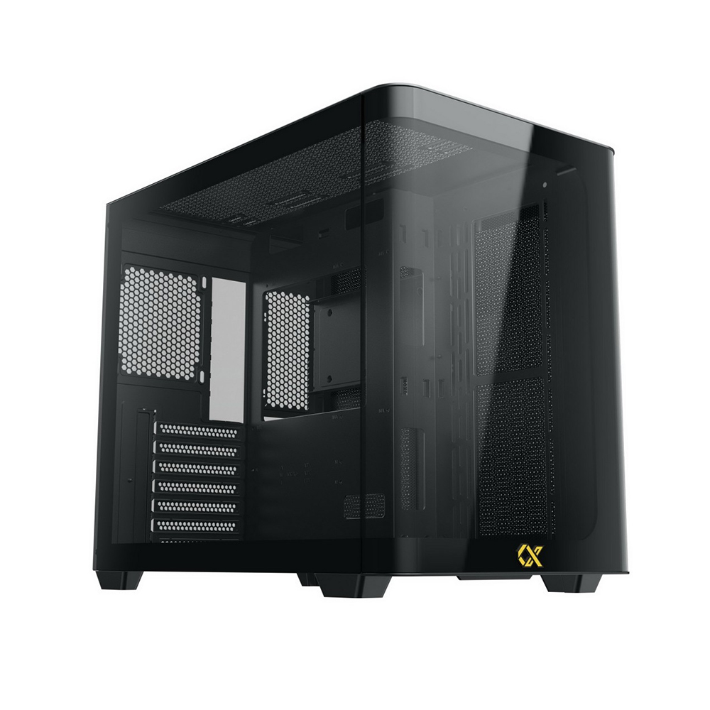 Case Xigmatek ALPHA - PANO M Black bể cá ( ATX,kính cường lực 2 mặt)