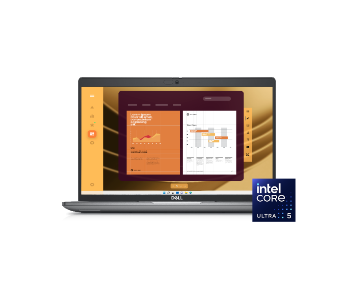 LAP DELL Latitude 5450( Ultral 5-135U/Ram 16GB DDR5/SSD 512GB/ 14''FHD/ Win 11 Pro/GREY)