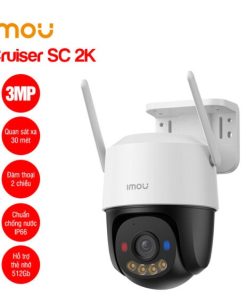 Camera Imou K7FP-3H0WE 3MP, xoay 360, ngoài trời fullcolor, đèn cảnh báo xanh đỏ, đàm thoại 2 chiều