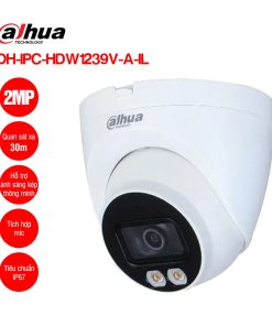 Camera dome IP 2MP có mic, led Dahua IP-HDW1239V-A-IL