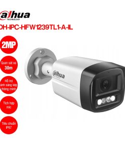 Camera IP thân Dahua 2MP mic led HFW1239TL1-A-IL