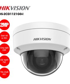 Camera dome IP Hikvision 2MP DS-2CD1121G0-I