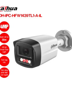 Camera IP thân Dahua 4MP mic led HFW1439TL1-A-IL