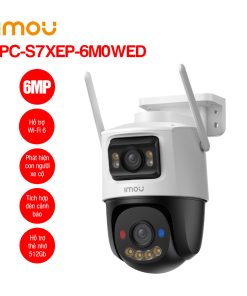 Camera Imou 2 mắt ngoài trời 6MP S7XEP-6M0WED , fullcolor, đàm thoại 2 chiều