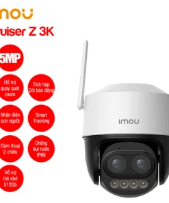 Camera Imou S7DP-5M0WEZ 5MP ống kính zoom, xoay 360, ngoài trời fullcolor, đàm thoại 2 chiều