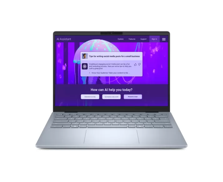 LAP DELL 14 PLUS DB14250(Core Ultra 7-256V/Ram 16GB DDR5/SSD1TB/14''QHD 2.5K/WIN11)