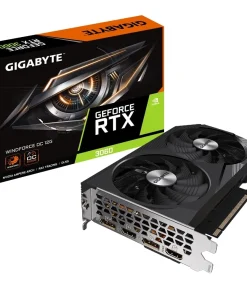 VGA 12GB Gigabyte RTX3060 Windforce OC GDDR6 2 Fan chính hãng