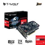 VGA 8GB T-WOLF RX580 Gaming DDR5 2 Fan chính hãng