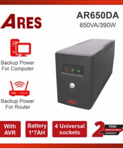 BỘ LƯU ĐIỆN UPS AR650DA 650VA/390W