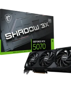 Card Màn Hình MSI GeForce RTX™ 5070 12G SHADOW 3X OC | 12GB GDDR7 | 3 Quạt Tản Nhiệt | Hiệu Năng Thế Hệ Mới