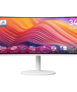 Màn hình cong MSI Modern MD342CQPW Type C PD 98W 34 inch (3440X1440/VA/120HZ/1MS/LOA/USB C)