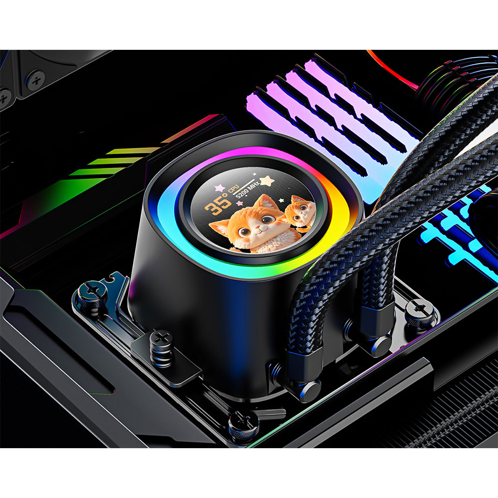 TẢN NHIỆT NƯỚC ID-COOLING FX360 ARGB LCD - Ảnh 3