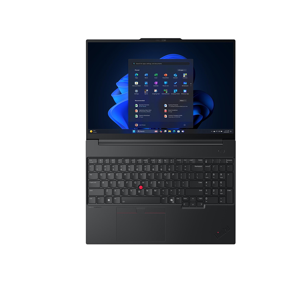 Laptop Lenovo ThinkPad E16 Gen 3 21SR00A6VA (Intel Core Ultra 5 135H | Intel Graphics | 16 inch WUXGA IPS 60Hz | 16GB | 512GB | NoOS | Đen) - Ảnh 4
