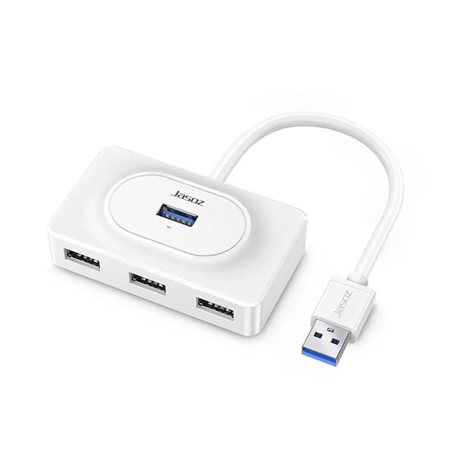 Bộ chia Hub 4 cổng USB 3.0 màu trắng dài 1M JASOZ T-F142