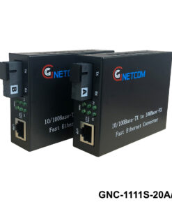 Converter 1FO 10/100mbps Giganet GN-1111S-20A/B
