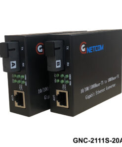 Bộ chuyển đổi quang điện 10/100/1000Mps 1 sợi GNC-2111S-20A/B