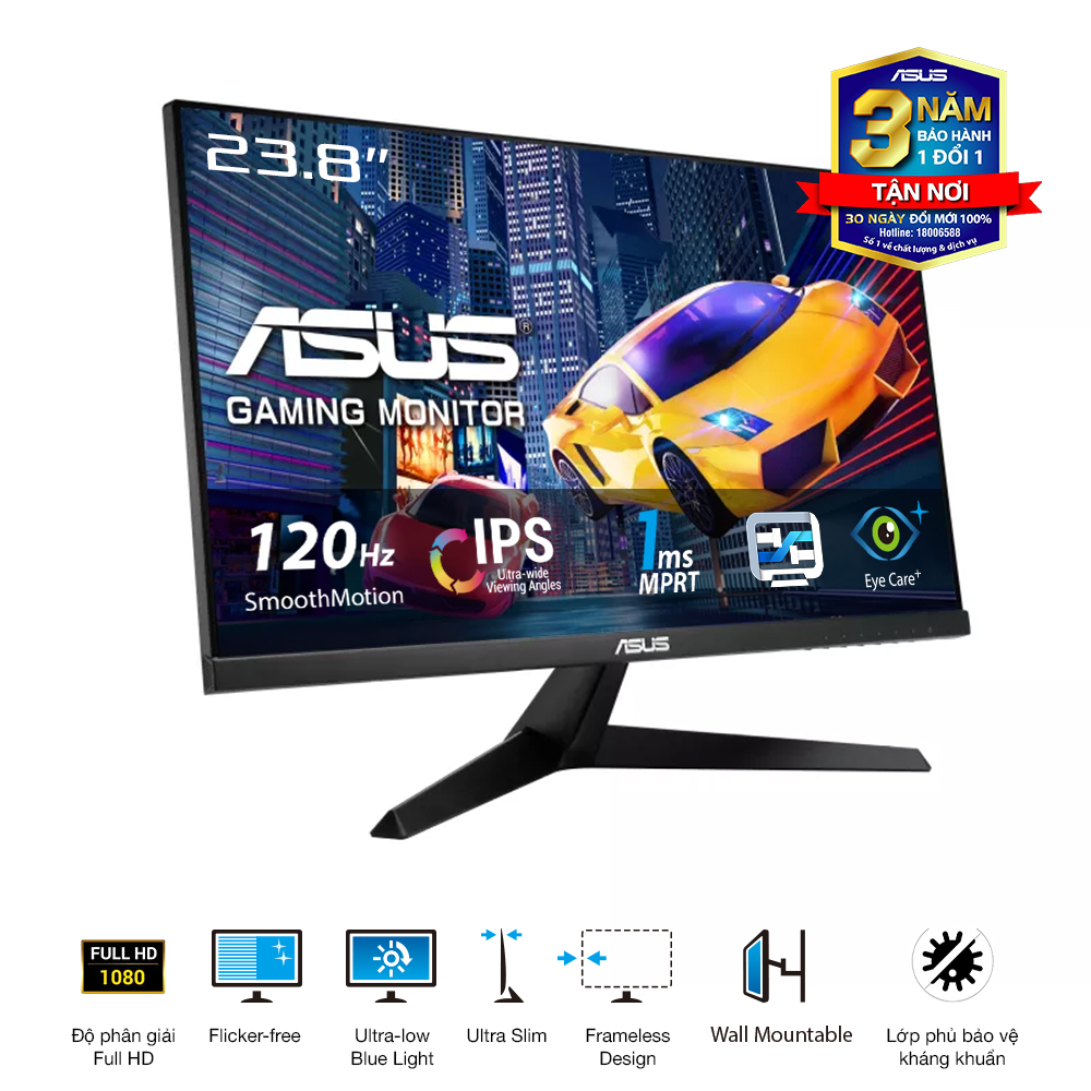 Màn Hình ASUS VY249HGR (23.8 inch - IPS - FHD - 120Hz - 1ms) - Ảnh 2