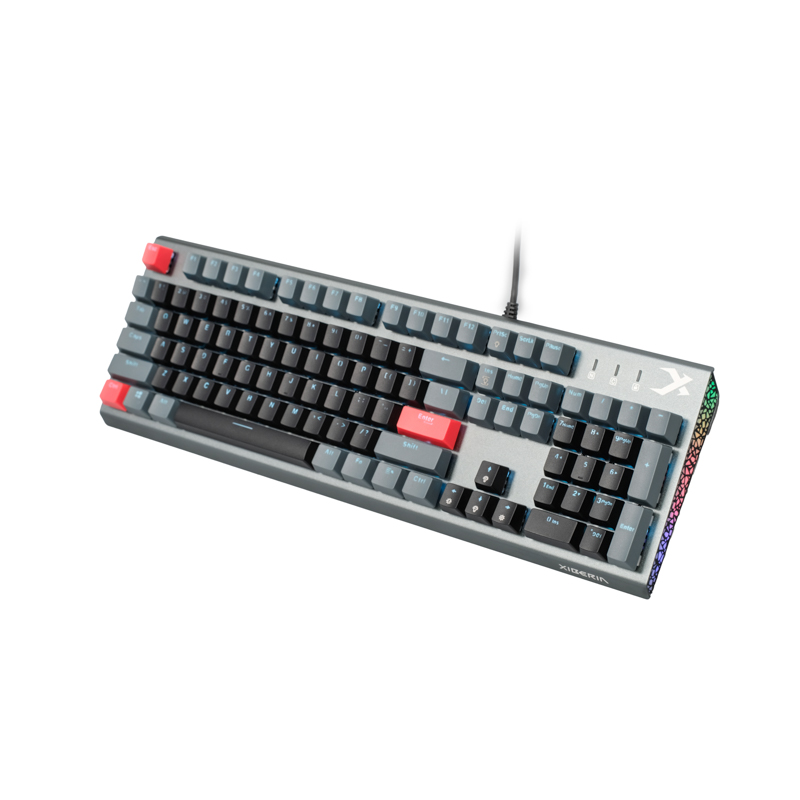 Bàn phím cơ XIBERIA XS3100 Blue Ice Blade Optical Axis Game Mechanical Keyboard Wired Internet Cafe - Ảnh 8