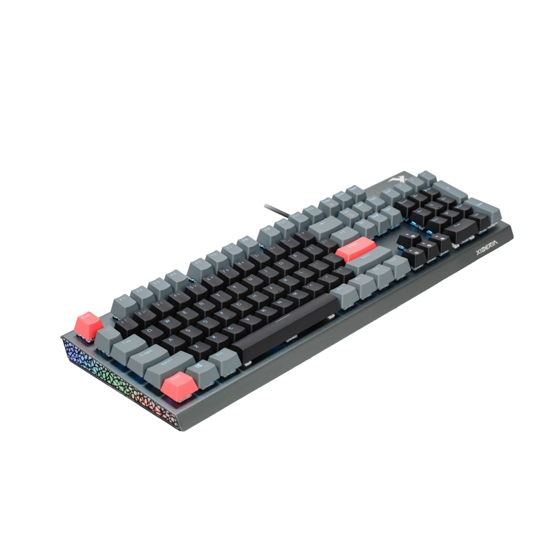 Bàn phím cơ XIBERIA XS3100 Blue Ice Blade Optical Axis Game Mechanical Keyboard Wired Internet Cafe - Ảnh 5