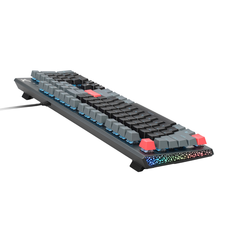 Bàn phím cơ XIBERIA XS3100 Blue Ice Blade Optical Axis Game Mechanical Keyboard Wired Internet Cafe - Ảnh 4