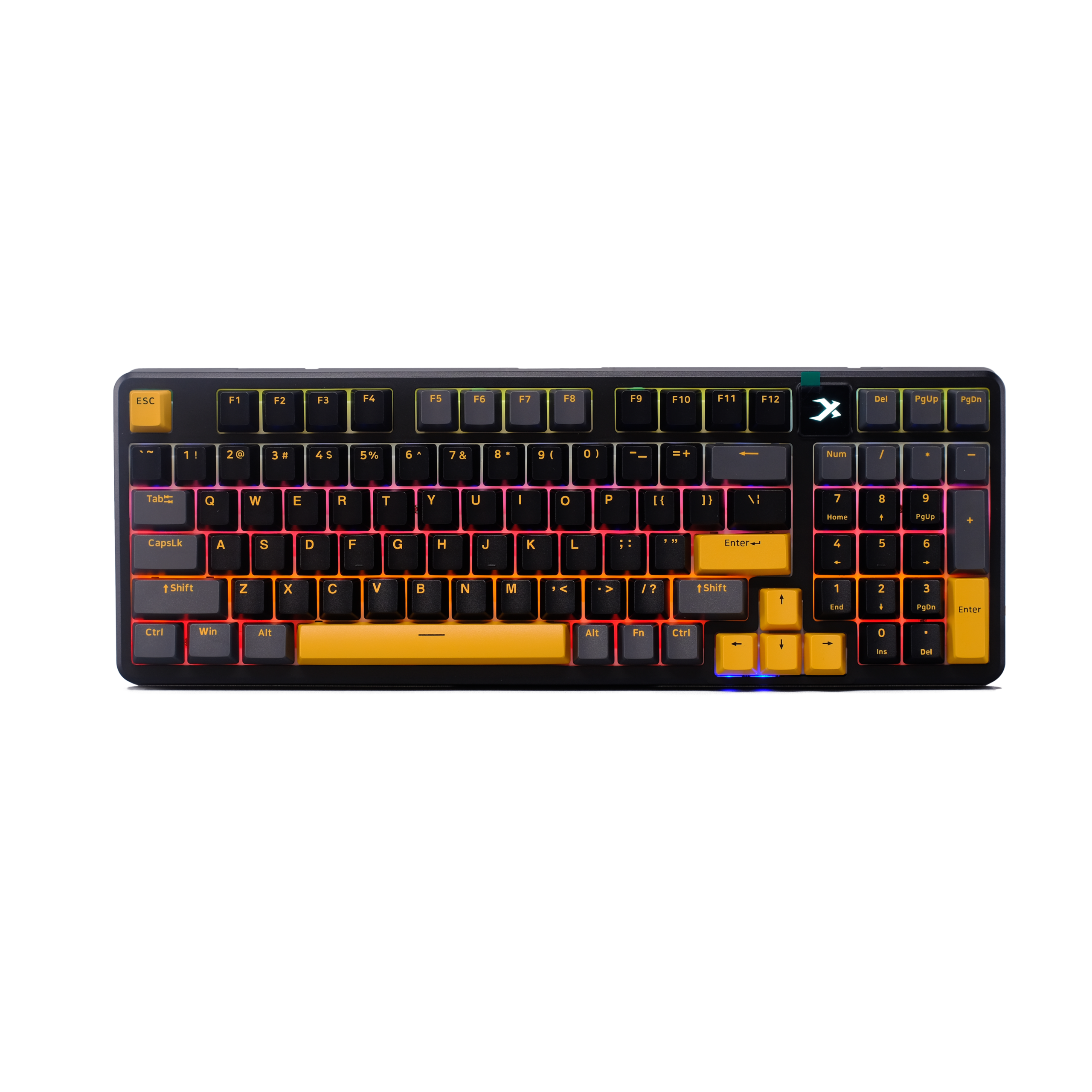 Bàn phím XIBERIA ICAFE CAO CẤP XS980 màu Mecha Black không xuyên LED