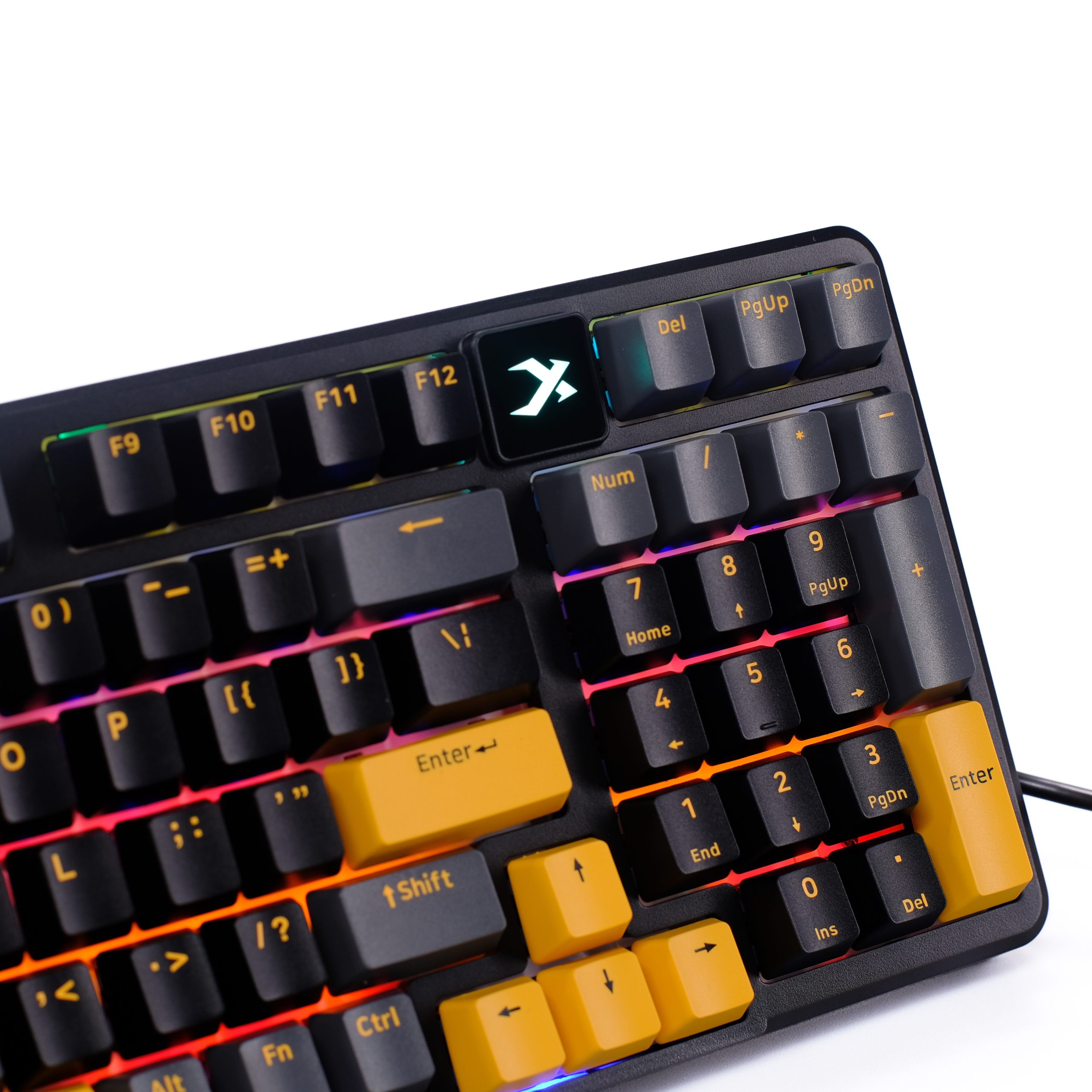 Bàn phím XIBERIA ICAFE CAO CẤP XS980 màu Mecha Black không xuyên LED - Ảnh 2