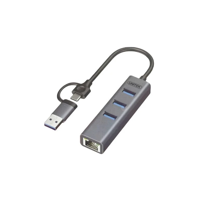 Hub USB C UNITEK H1907C (3x USB 3.0, LAN Gigabit 1000Mbps) - Ảnh 2